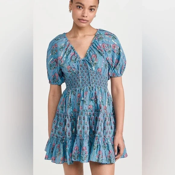 NWT Saylor Greyson Dress - Blue Size S - Picture 2 of 7